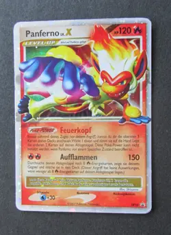 Panferno LV. X Black Star Promo Pokemon Karte Deutsch DP10 - Image 1