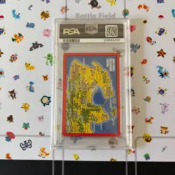 1996 POKEMON JAPANESE BANDAI CARDDASS VENDING #156 BLASTOISE TRAINER PSA 6 - Image 2