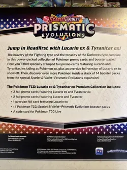 Pokemon Lucario Ex Tyranitar Ex Premium Collection Sam's Club Exclusive Lot of 2 - Image 3