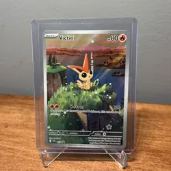2025 Pokemon VICTINI 208 Black Star Promo Black Bolt White Flare - Image 1