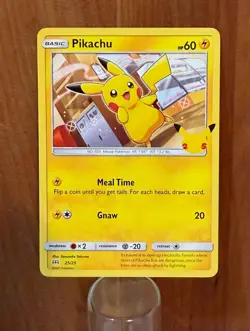 Pokemon Pikachu - 25/25 Non Holo - 25th Anniversary McDonalds Promo 2021 - Image 1