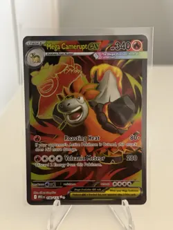 Pokemon TCG Mega Evolution Mega Camerupt Ex #156 Ultra Rare - Image 1