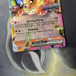FLAREON EX 014/131 Pokemon Prismatic Evolutions Stamp Promo Surprise Box - Image 3