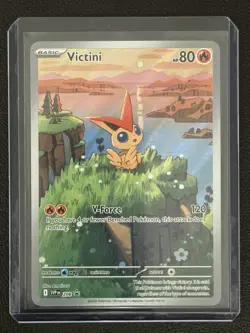 Pokemon TCG: S&V Black Bolt & White Flare Promo Holo - Victini 208 - Image 1