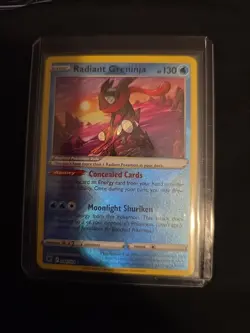 Pokemon TCG Radiant Greninja Sword & Shield - Astral Radiance 046/189 Holo Mint - Image 1