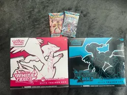 Pokemon Center Black Bolt & White Flare ETB New Sealed, Plus 2 Free Packs - Image 2