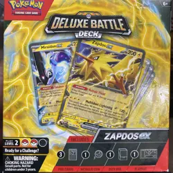 2024 POKEMON DELUXE BATTLE DECK! ZAPDOS EX! - Image 1