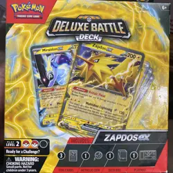 2024 POKEMON DELUXE BATTLE DECK! ZAPDOS EX! - Image 2