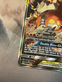 2019 Pokemon Sun & Moon Reshiram & Charizard GX #SM201 Promo Holo NM- - Image 2