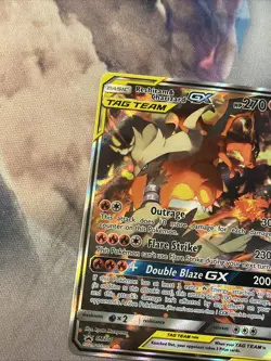 2019 Pokemon Sun & Moon Reshiram & Charizard GX #SM201 Promo Holo NM- - Image 3