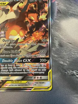 2019 Pokemon Sun & Moon Reshiram & Charizard GX #SM201 Promo Holo NM- - Image 5