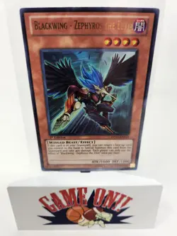 YuGiOh Blackwing - Zephyros the Elite DP11-EN012 Ultra Rare 1st Edition LP - Image 1