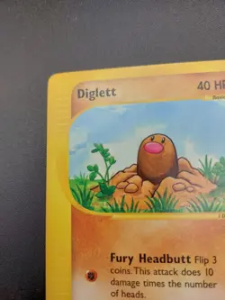 Pokemon Card Diglett 106/165 common Expedition Base Set LP - Image 3