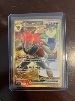 Pokemon TCG N's Zoroark EX Holo Card 189/159 Sv09: Journey Together Hyper Rare - Image 1