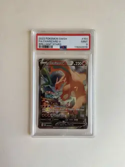2022 Pokemon Charizard V Brilliant Stars #154 PSA Mint 9 Card - Image 1