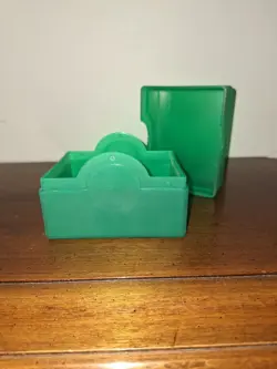 Spectrum Prism Hard Plastic Deck Box- *GREEN*- holds 100 Cards! *MTG * POKEMON* - Image 1