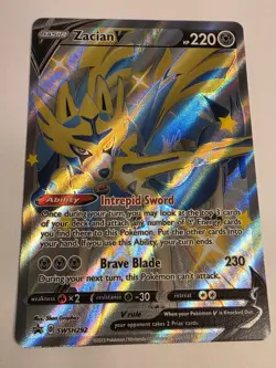 Zacian V (Shiny) SWSH292 SWSH: Sword & Shield Promo Cards Holo - Image 1