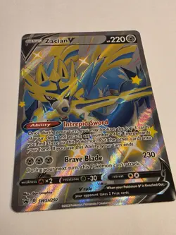 Zacian V (Shiny) SWSH292 SWSH: Sword & Shield Promo Cards Holo - Image 2
