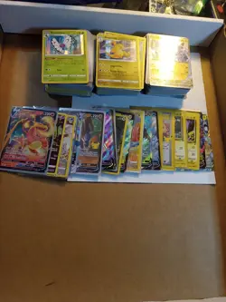 250 Plus Pokemon Card Lot Collection Full Art, V, Vmax, Alt Art Ect - Image 1