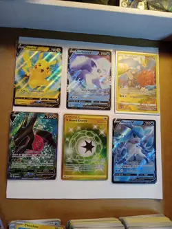 250 Plus Pokemon Card Lot Collection Full Art, V, Vmax, Alt Art Ect - Image 3
