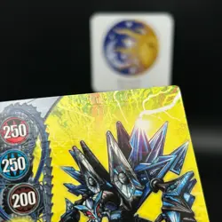 Bakugan SHINE Metal Gate Card SILVER 2011 BA1443-GA-SM-GBL 2/24j IMPRINTED - Image 2