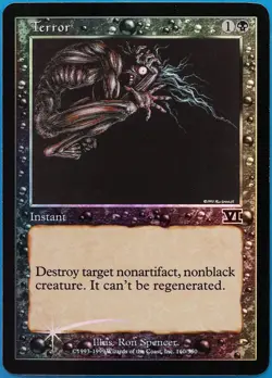 Terror (FNM Promo) FOIL Friday Night Magic 2000 PLD Rare CARD (493584) ABUGames - Image 1