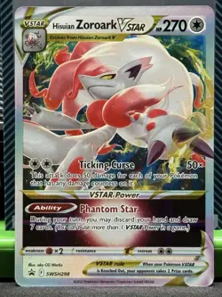 Hisuian Zoroark VSTAR SWSH298 Holo Promo Card Sword & Shield NM - Image 1