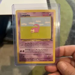 Pokemon TCG Slowpoke Fossil, Unlimited Common Card 55/62 MINT CONDITION - Image 1