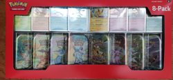 Pokemon Prismatic Evolutions 8 Pack Mini Tins + Promo Cards Bundle Sealed Costco - Image 2