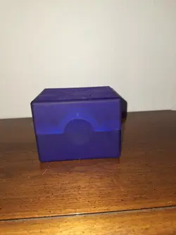 Spectrum Prism Hard Plastic Deck Box- *BLUE*- holds 100 Cards! - Image 1
