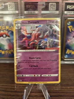 Hisuian Zoroark 076/196 Holo - GameStop Exclusive Black Star Promo Pokemon Card - Image 1