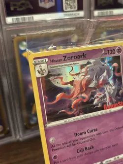 Hisuian Zoroark 076/196 Holo - GameStop Exclusive Black Star Promo Pokemon Card - Image 3