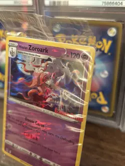 Hisuian Zoroark 076/196 Holo - GameStop Exclusive Black Star Promo Pokemon Card - Image 4