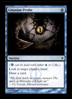 MTG Gitaxian Probe LP Light Play New Phyrexia [4340] - Image 1