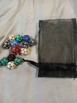 Magic The Gathering, 20 Sided Dice, Lot Of 14, 1 Big Guy - Image 1