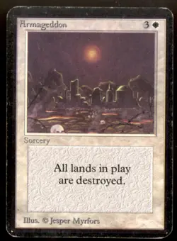 Magic MTG Alpha Armageddon LIGHTLY PLAYED LP - Image 1