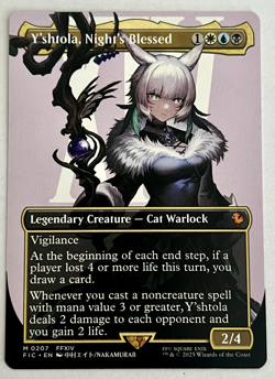 Magic the Gathering Y'shtola Night's Blessed Borderless Final Fantasy English - Image 1