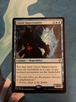Clever Impersonator - Commander 2019 C19 Mythic - MTG NM - Image 1