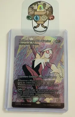Spider-Gwen, Web-Warrior - Najeela, the Blade-Blossom (Borderless) Marvel Foil - Image 1