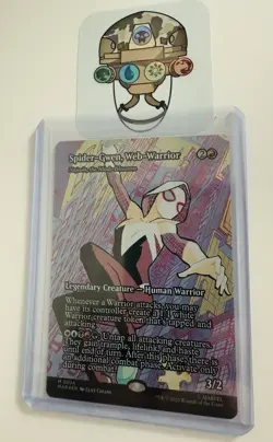 Spider-Gwen, Web-Warrior - Najeela, the Blade-Blossom (Borderless) Marvel Foil - Image 2