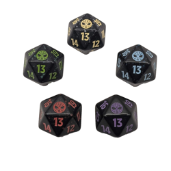 MTG Marvel's Spiderman Spindown Dice Set of 5, five pieces Magic the Gathering - Image 1