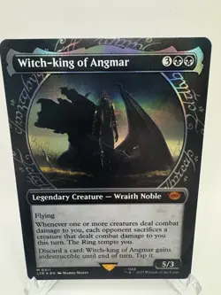 MTG Witch-King of Angmar *SHOWCASE FOIL* Lord of the Rings 0311 NM - Image 1