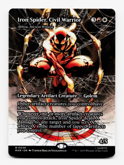 Iron Spider, Civil Warrior Marvel [Eternal-Legal: Alibou, Ancient Witness] MTG - Image 1