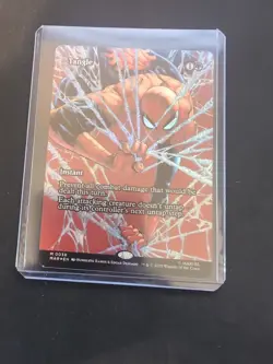 MTG Spider-Man Tangle 0038 Foil (Borderless) Marvel Eternal Legal MAR - Image 1
