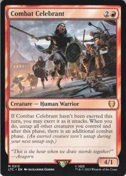 MTG Combat Celebrant (212) | NM | Commander: The Lord of the Rings (LTC) - Image 1
