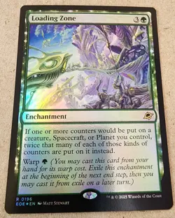 Loading Zone - #196 Foil - Edge of Eternities - Mtg - Image 1