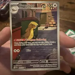 Gumshoos 153/132 Full Art Holo Illustration Rare Mega Evolution Pokemon 2025 NM+ - Image 1