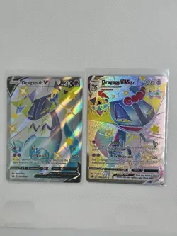 Pokemon TCG Shiny Promo: SWSH096 Dragapult V; SWSH097 Dragapult VMAX - Image 1
