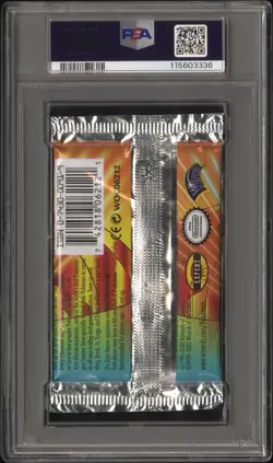 Pokemon TCG 2000 GYM HEROES SEALED FOIL BOOSTER PACK PSA 9 MINT ERIKA - Image 2
