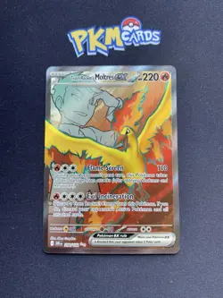 Pokemon TCG Team Rockets Moltres Destined Rivals 208/182 Ultra Rare NM. - Image 1
